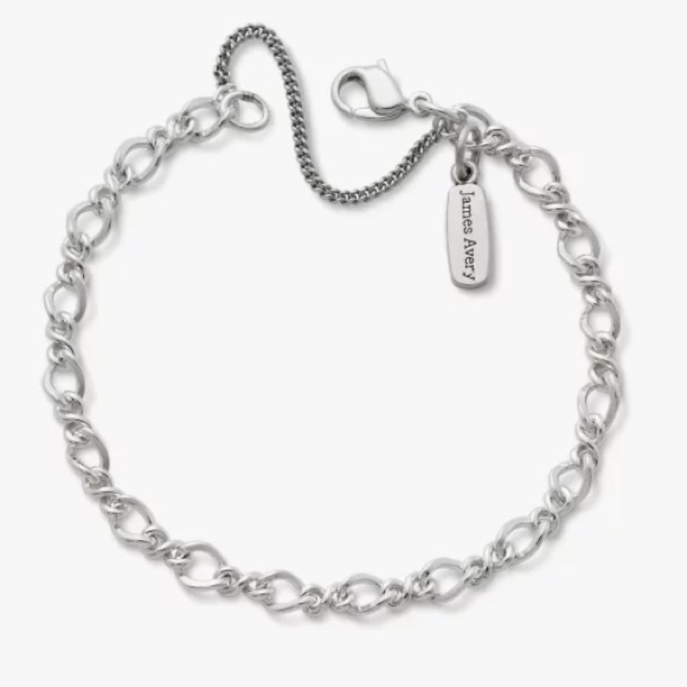 James Avery twist charm bracelet silver